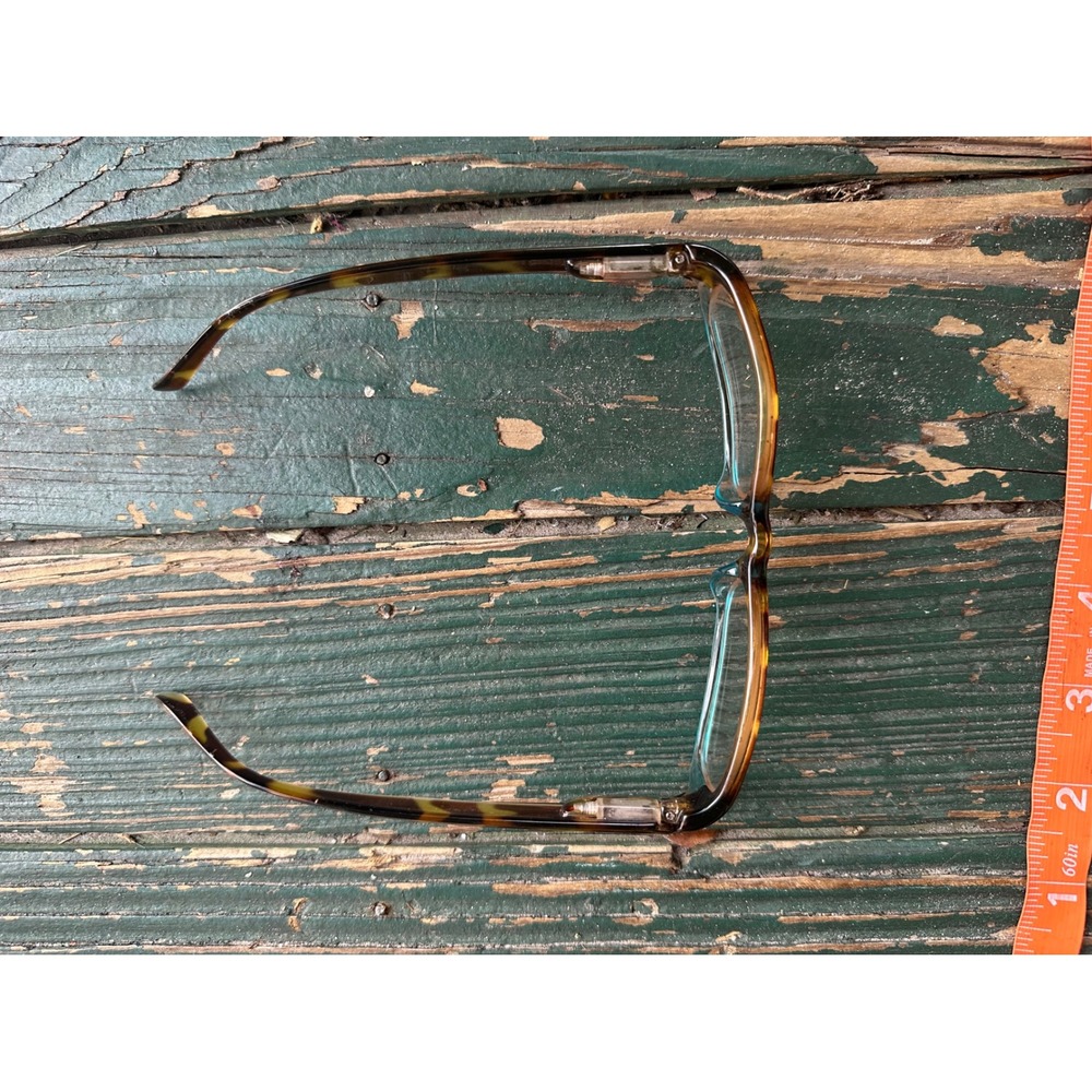 Chico's Tortoise Blue Rectangular Reading Glasses +1.50 Strength A4360